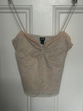 wild fable Beige Lace Camisole